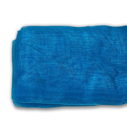Turquoise organza fabric